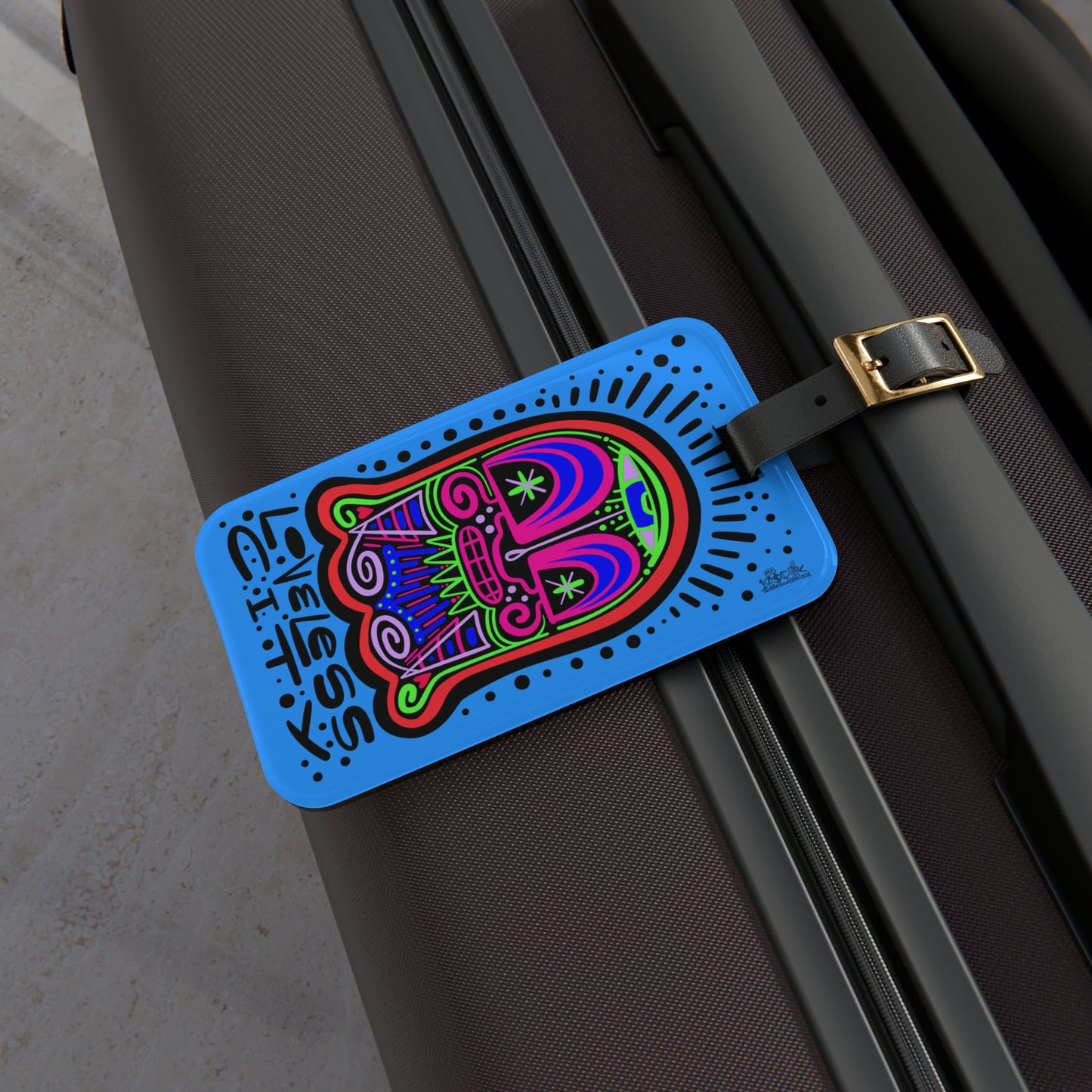 Mostly Ghostly Luggage Tag